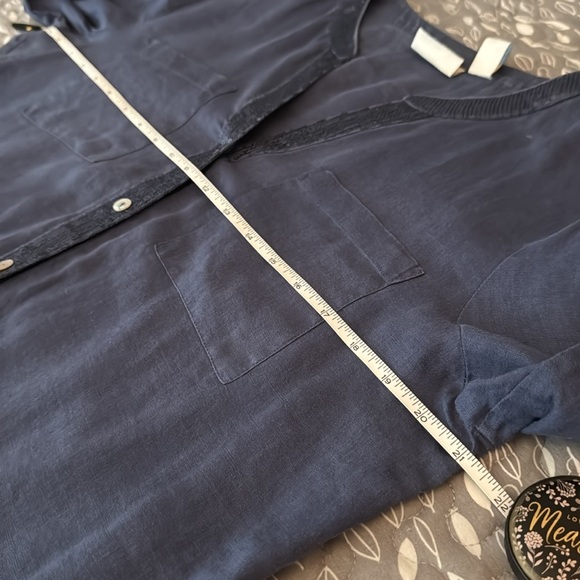 CHICO’S linen blouse, size 1 (small) - Picture 6 of 10